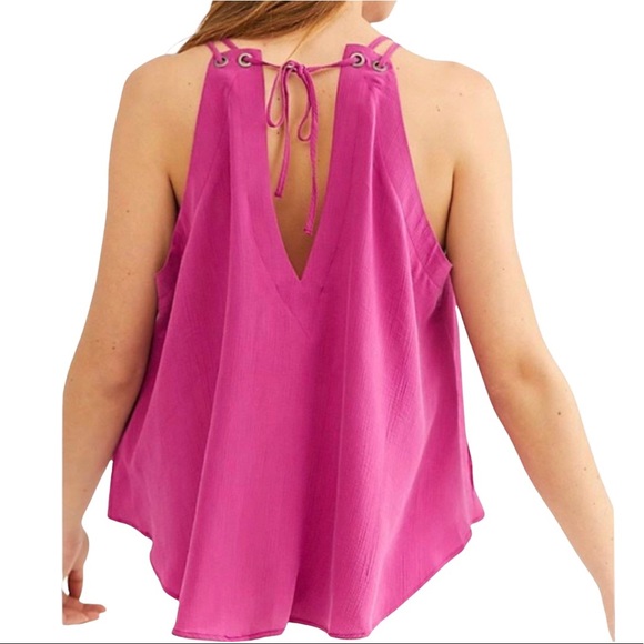 NWT Free People All Mine Tank Top Açaí XS or S Small Sleeveless Shirt Blouse - Picture 2 of 13